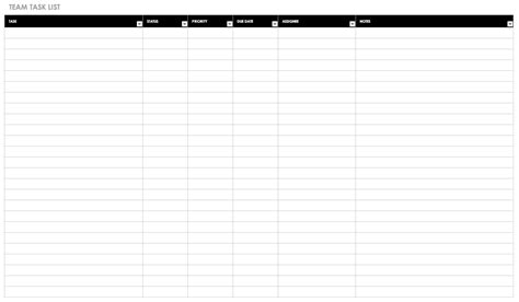 Monthly Calendar Checklist Excel Template | Calendar Template Printable