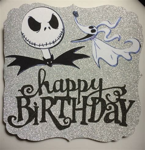 Happy Birthday (Jack Skellington) card | Happy birthday halloween, Birthday wishes and images ...