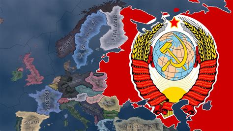 What if Soviet Union had cores on its modern borders? (hoi4 timelapse) - YouTube