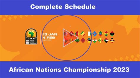 Fixture African Nations Championship - CAF CHAN Algeria 2023