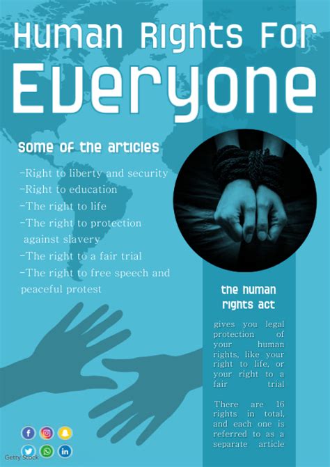 Human Rights Poster Template | PosterMyWall