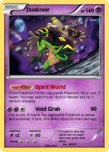 Pokémon Dusknoir 163 163 - Spirit World - My Pokemon Card