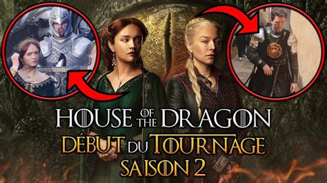 Début du TOURNAGE pour la saison 2 d'HOUSE OF THE DRAGON - Game of ...