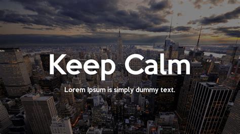 Keep Calm Font : Download Free for Desktop & Webfont