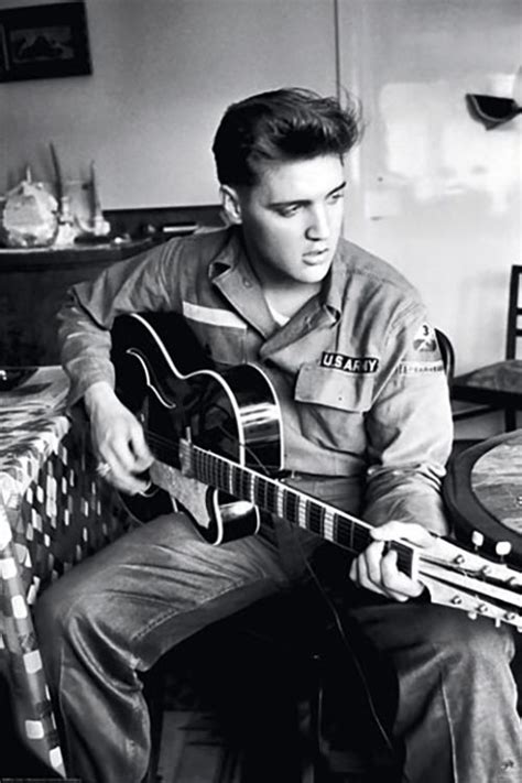 Elvis Presley Guitar - Athena Posters