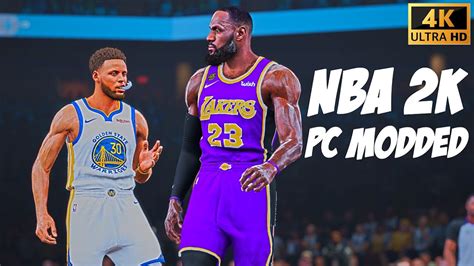 NBA 2k20 Ultra Graphics Mod Full Gameplay Lakers vs Warriors - YouTube