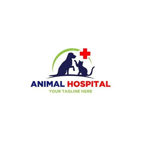 Premium Vector | Animal hospital logo