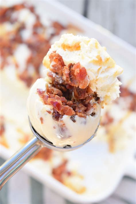 Maple Bacon Ice Cream - Mini Pie Kitchen | Recipe | Bacon ice cream, Maple bacon, Homemade ice ...