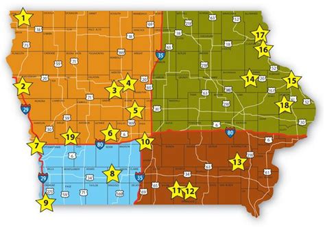 Iowa State Parks Map – Map Of The Usa With State Names