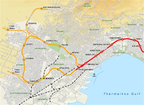 Thessaloniki Metro Map – ΑΤΤΙΚΟ ΜΕΤΡΟ S.A