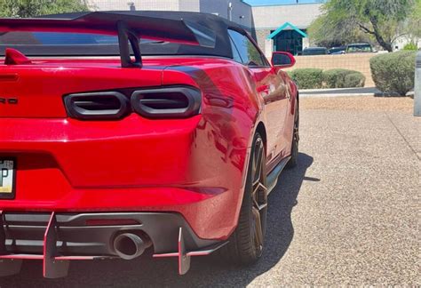 Staggered 22 inch Rohana RFX11 in Brushed Bronze on a 2019 Chevrolet Camaro | Element Wheels