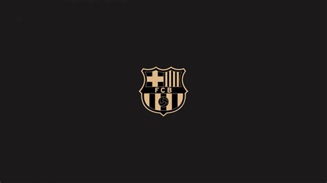 Crest Emblem Logo Soccer Symbol Black Background HD FC Barcelona ...