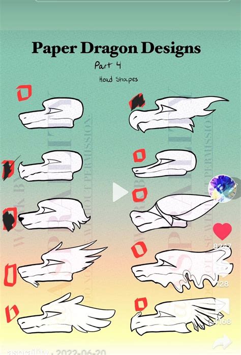 Paper Dragon Drawing Tutorial