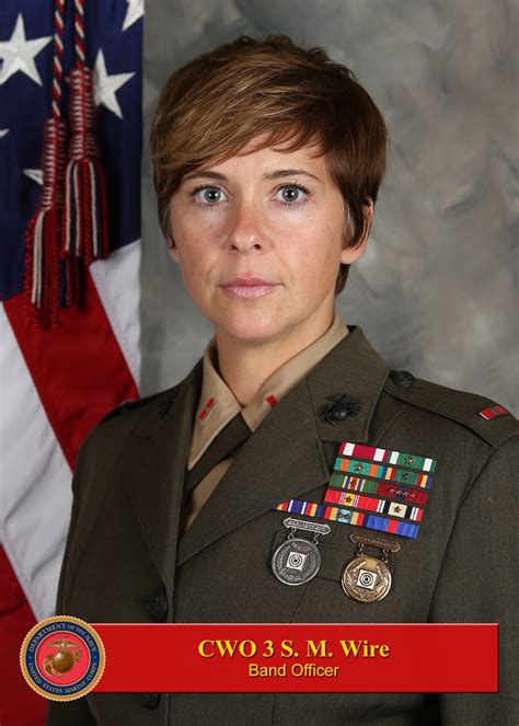 CWO3 Stephanie Wire > 1st Marine Division > Leaders