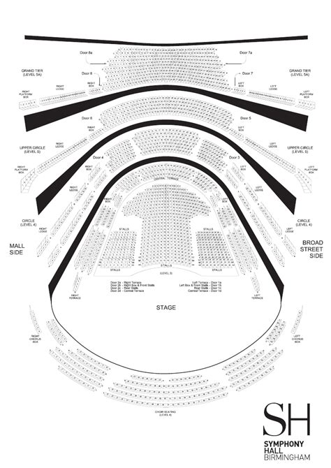 Symphony Hall Seating Plan