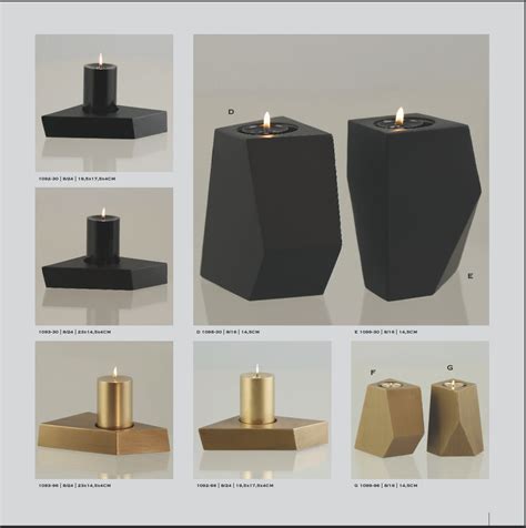 Modern Design Candle Holders - Covertech, LLC