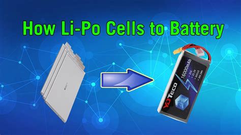 How a lipo battery is made from cells? - YouTube