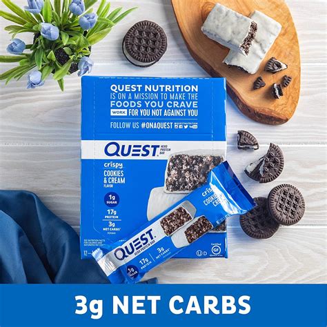 Quest Nutrition Cookies & Cream Hero Bar - 12 Count Cookies And Cream