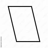Parallelogram Shape Coloring Page Pages sketch template