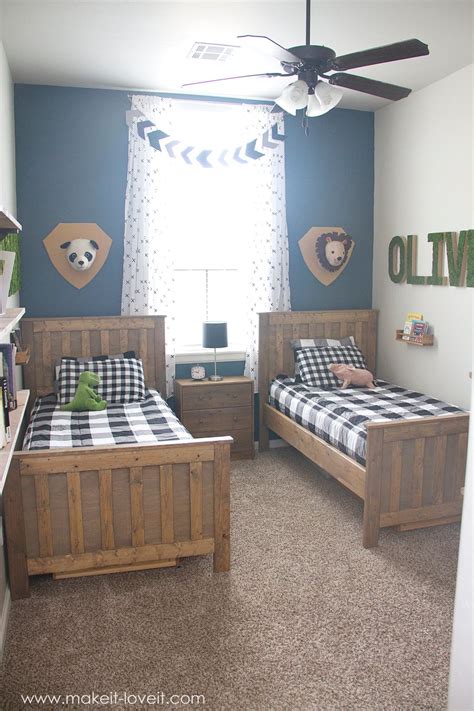 Ideas for a Shared BOYS Bedroom (...yay, all done!!) | Make It and Love It