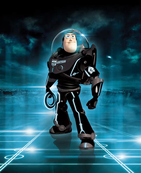 Awesome Tron Legacy Fan Art puts Buzz Lightyear and a London Bus on The Grid - HeyUGuys