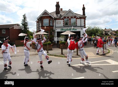 Walton on the Hill, Surrey, UK. 21st May, 2022. The Village Pageant starts with a parade from ...