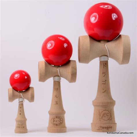 Trio Kendama - Mini, Standard, Dragon - Rouge / Red - Kendama Canada ...