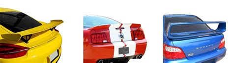 Here You'll Find Out How to Choose a Car Spoiler - All About Custom Car Parts & Accessories