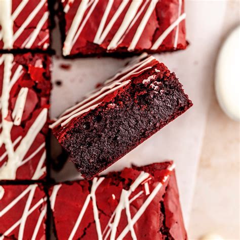 Red Velvet Brownie Bites