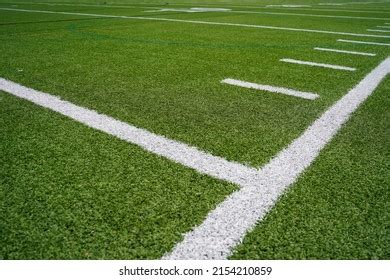 American Football Field Yard Lines Stock Photo 2154210859 | Shutterstock