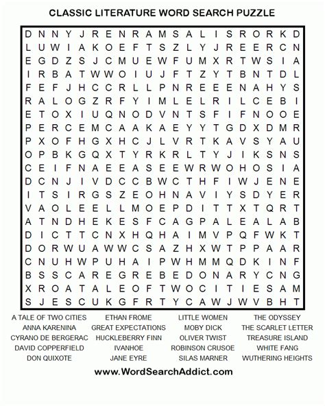 Free Printable Word Search Puzzles Adults Large Print - Free Printable A To Z