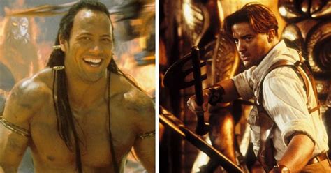 Brendan Fraser reveals Dwayne Johnson was 'just a piece of tape on a stick' in 'The Mummy ...