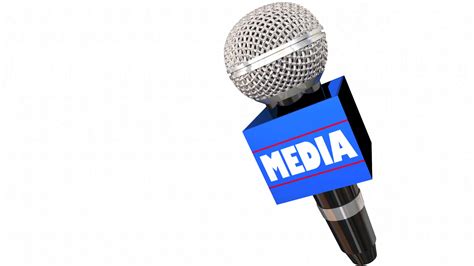 Media Press Reporter Interview Microphone Stock Motion Graphics SBV ...