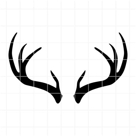 Deer Antlers SVG. Deer Antlers Clipart. Deer Antlers Cut File. Deer ...