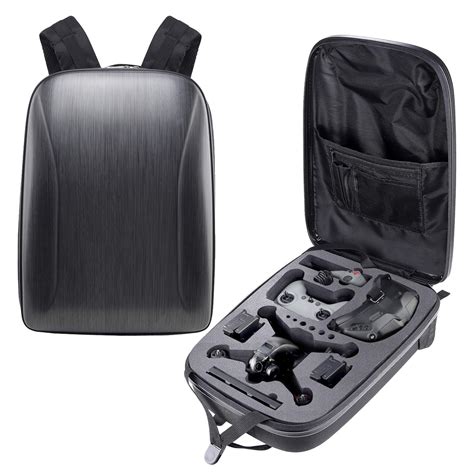 DJXIML Portable Hard Case for DJI FPV Drone, Professional Waterproof Shockproof Backpack Bag for ...