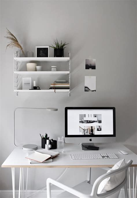 Minimalist Desk Decor Ideas Desk Minimalist Space Decor Tumblr Office Bedroom Workspace Room ...