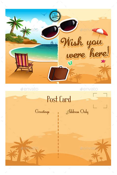 Travel Postcard Examples - 14+ Designs in PSD, AI | Examples