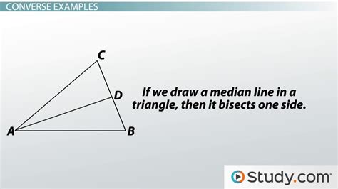 Converse Statement | What is the Converse of a Statement? - Lesson | Study.com