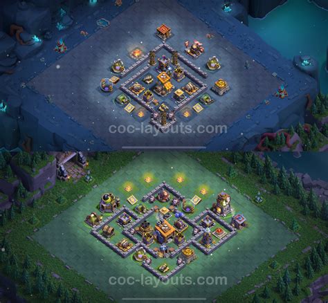 Best Builder Hall Level 8 Anti 2 Stars Base with Link - Clash of Clans 2023 - BH8 Copy - (#30)