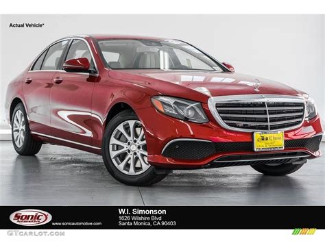 2017 designo Cardinal Red Metallic Mercedes-Benz E 300 Sedan #126184158 ...