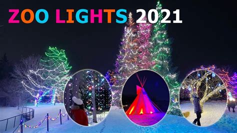 Amazing Lights Display | Winnipeg Zoo Lights 2021 at Assiniboine Park ...