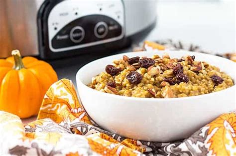 Crock Pot Pumpkin Oatmeal | The Blond Cook