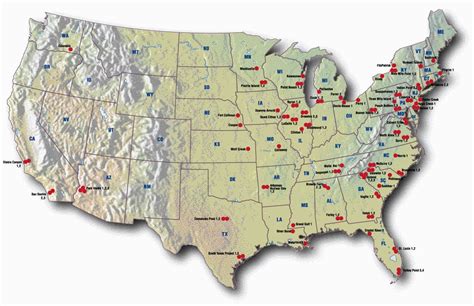 Nuclear Power Plants In Tennessee Map | secretmuseum