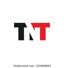 Letter Tnt Logo Design Vector Illustration Stock Vector (Royalty Free ...