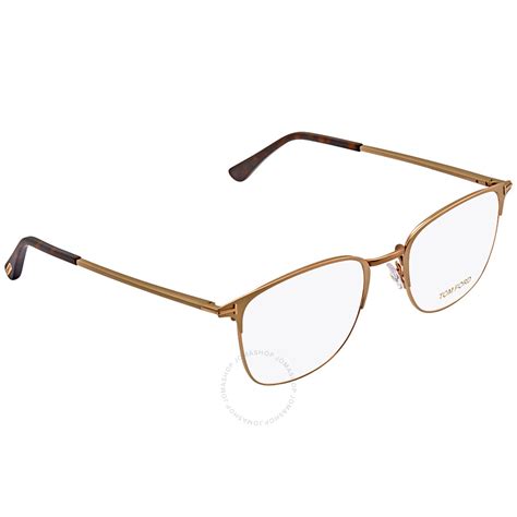 Tom Ford Demo Men's Matte Rose Gold Eyeglasses FT5453 029 52 TF5453-029-52 664689859474 ...