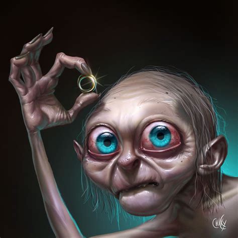 ArtStation - Gollum, Ricardo Chucky | Hobbit art, Lotr art, The hobbit