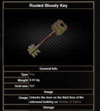 Tarkov - Help you to Open Rusted Bloody Key Room + Help with Ques... | ID 198389705 | PlayerAuctions