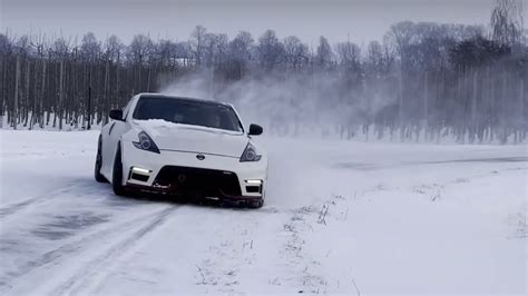 Drifting On Snow | 370Z Nismo | 1.5 Way LSD - YouTube