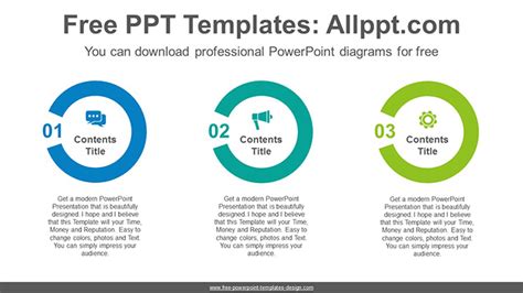 Donut text box PowerPoint Diagram Template - Powerpoint and google slides Saveslides templates