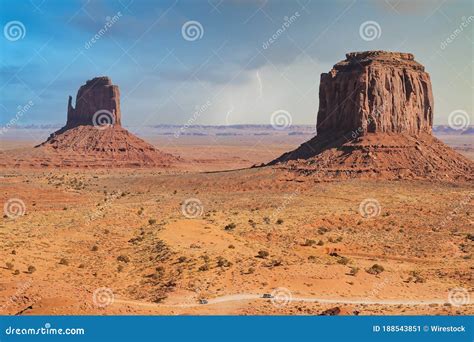 Amazing Shot of the Oljato–Monument Valley in Utah, USA Stock Image ...